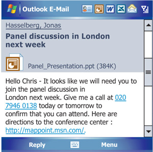 Parche para problemas de correo en Windows Mobile 6.1
