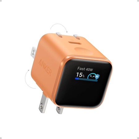 Anker 45w Cargador Pantalla Smart Cargador Tipo C Gan
