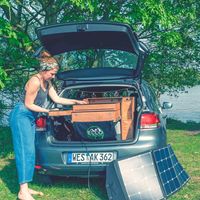 Tu coche también puede ser una camper gracias a esta cocina de ElloCamping, que puede cargarse con energía solar
