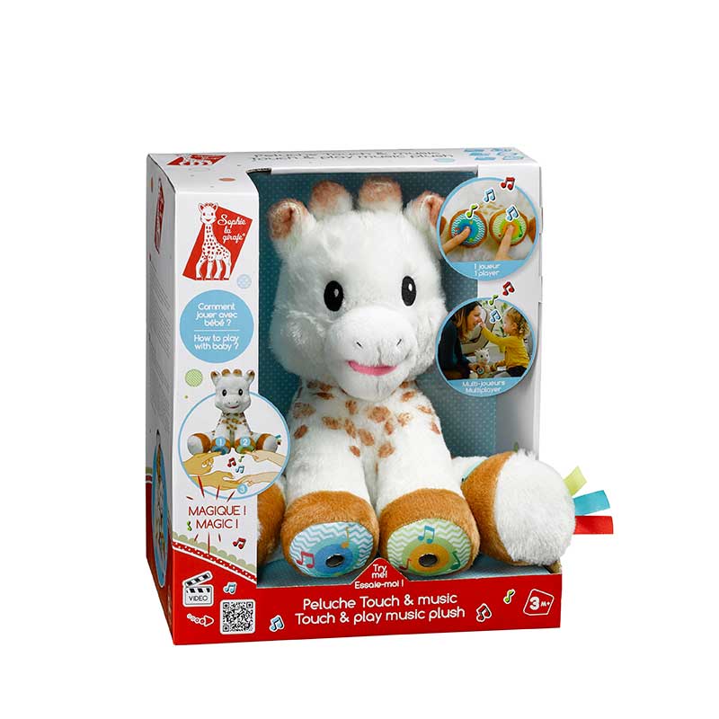 Peluche Musical de Jirafa Modo Juego Sophie La Girafe