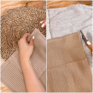 Reutiliza tus toallas viejas: con este resultón proyecto DIY podrás hacer neceseres para mantener ordenados los cajones del baño o para irte de viaje
