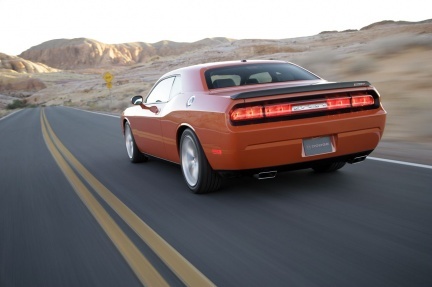 La trasera del Dodge Challenger SRT8