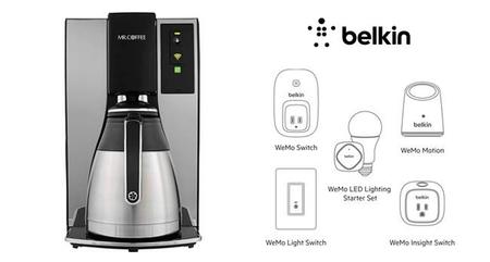 Mr Coffee Smart Coffeemaker y su integración con WeMo de Belkin