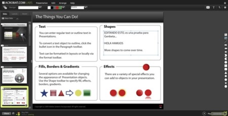 Adobe lanza su propio PowerPoint online en Acrobat.com