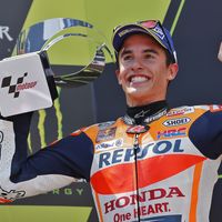 Marc Márquez: "Ha sido un GP muy difícil, así que he asegurado el segundo. Era el día de Dovi"