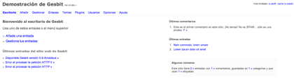 Gesbit, un gestor de blogs