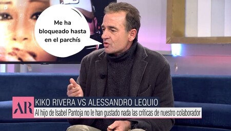 Alessandro Lequio responde llamando "paleto" a Kiko Rivera: "Está quedando en evidencia"
