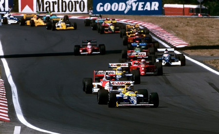 Salida GP Hungría 1990