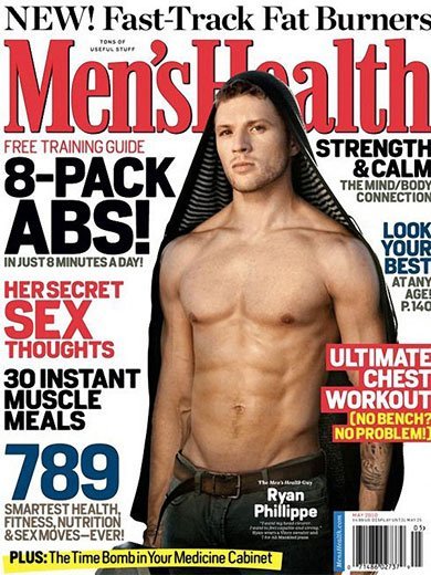 Ryan Phillippe, un auténtico quesito, en Men's Heath
