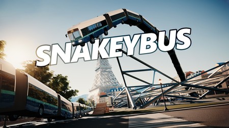 El alocado Snakeybus, ese juego que mezcla Snake con Crazy Taxi, llegará a consolas a principios de abril