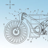 Las patentes de la posible moto eléctrica de Suzuki muestran un concepto cercano a una bicicleta