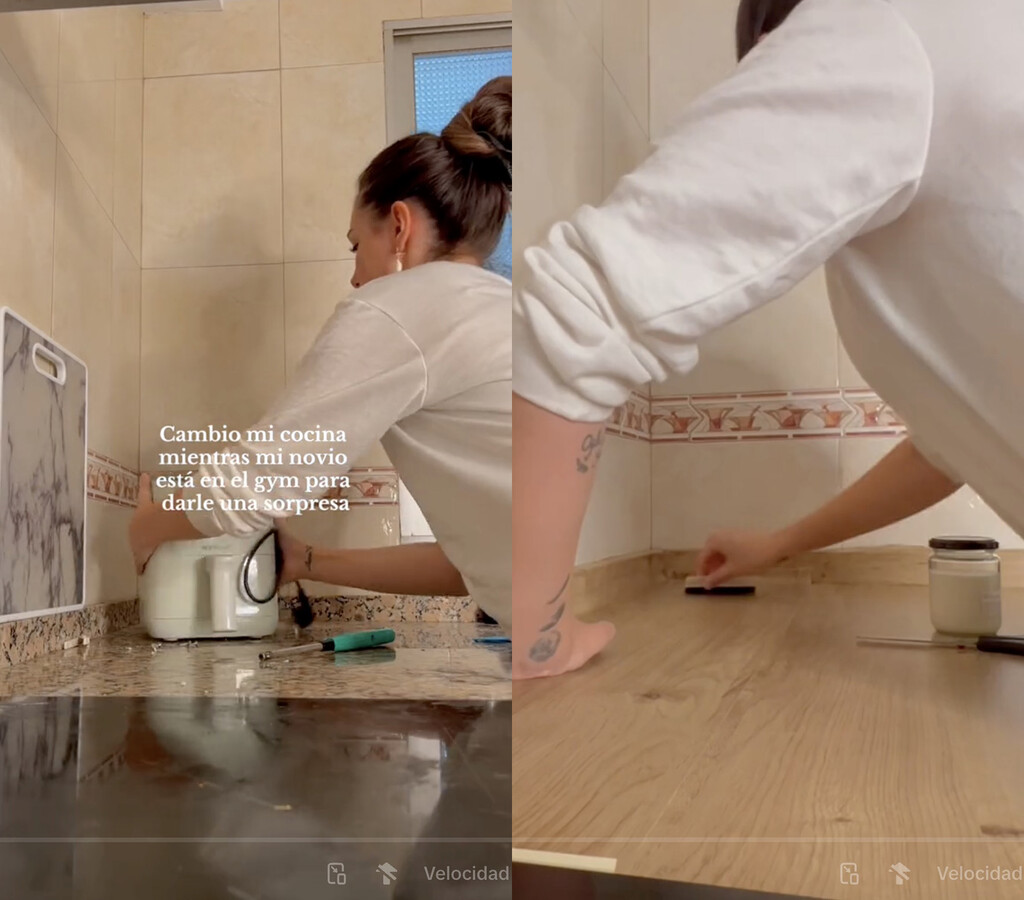 Sin obras, en menos de un día y por poco más de 10 euros. Así ha cambiado esta usuaria el aspecto de su cocina