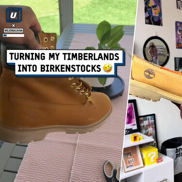 TikTok ha descubierto que las Timberland son el calzado más versátil por una razón: al cortar sus botas se convierten en mocasines 