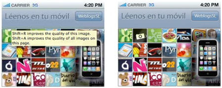 Mejora la calidad de las imágenes mientras navegas en tu Mac utilizando "Compartir Internet" del iPhone