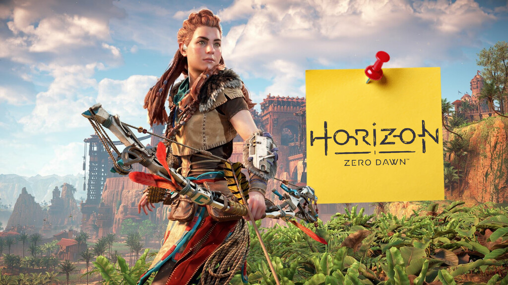 El diseño de misiones de Horizon Zero Dawn no usó inteligencia artificial compleja, sino un muro gigante cubierto de post-its interconectados