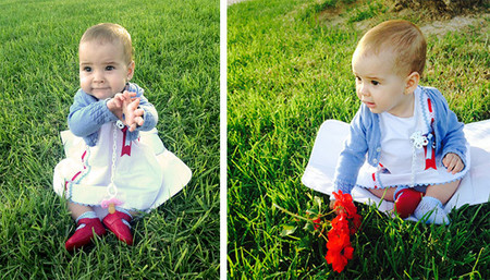 La foto de tu bebé: Valeria en el parque en otoño