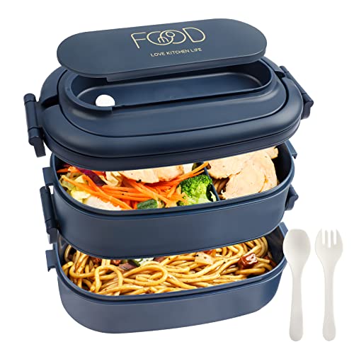 OITUGG Fiambrera 2 Capa - 1550ml Lunch Box 