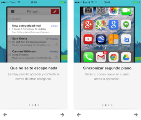 Gmail para iOS ya es capaz de actualizar nuestra bandeja de entrada en segundo plano