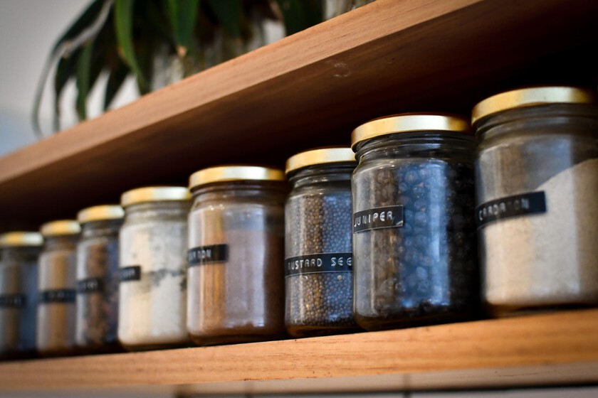 Tarros de Cristal Decorados con Tapa de Madera Botes Cocina Almacenaje  Envases para Alimentos Tarros de Vidrio de Almacenamiento Recipientes