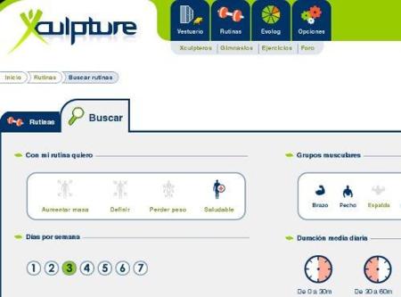 Xculpture: una web social para esculpir tu cuerpo