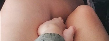 No te quejes, ayuda: una pasajera calma al bebé de una madre que viajaba en avión con sus tres hijos