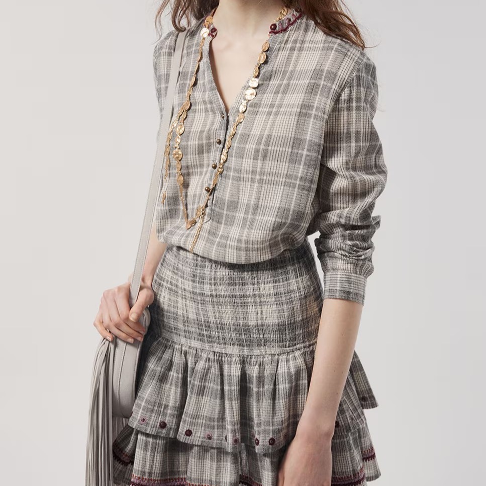 Blusa de cuadros de Sfera