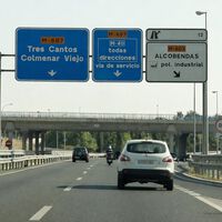 La zona norte de Madrid es un infierno de atascos constantes. Tres Cantos y Colmenar Viejo quieren una solución imposible: cerrar la M-50 a los coches sin etiqueta 