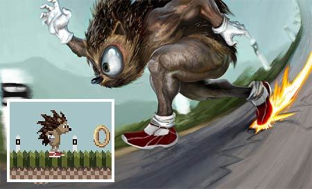 Así sería Sonic en la vida real
