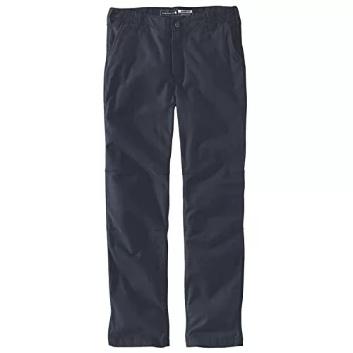 Carhartt Rugged Flex Slim Fit Canvas 5-Pocket Tapered Work Pant, Pantalones Hombre, Azul (Azul Marino), 36W / 30L