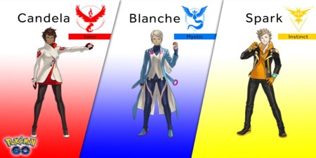 Así son los líderes de los tres equipos de Pokémon GO