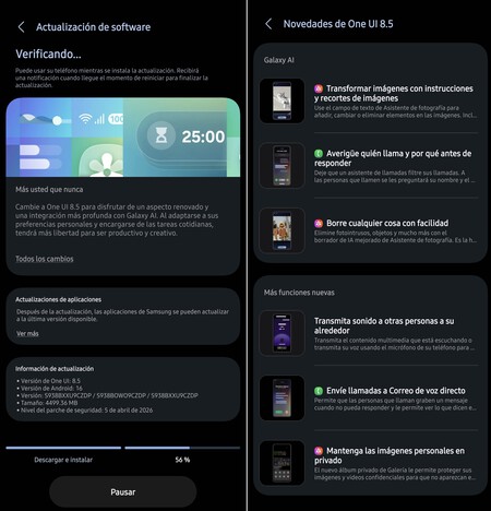 Actualizacion One Ui 8 5 Samsung Galaxy S25 Mexico