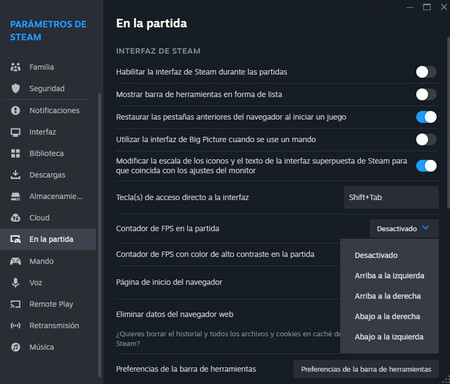 Steam Trucos Recurso Fps