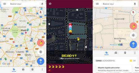 Pac-Man vuelve a Google Maps por April Fools para que uses las calles como niveles