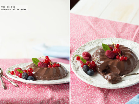 Receta de budín de chocolate