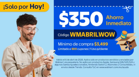 Walmart cupon abril