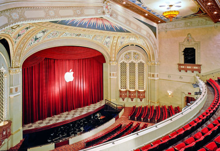 Apple comienza los preparativos para el evento de mañana en el California Theatre de San José