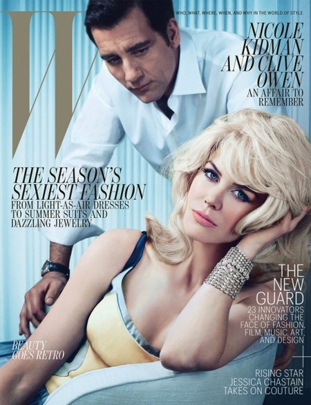 Nicole Kidman y Clive Owen, ella casi irreconocible y él potentorro como siempre