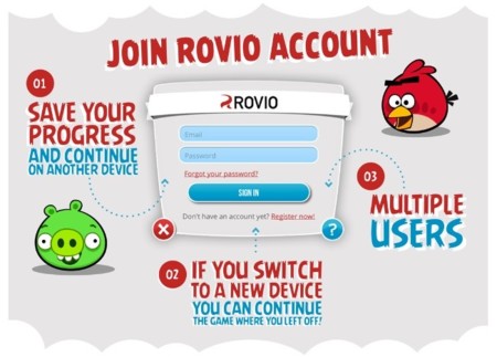 Rovio Account, la nueva opción para sincronizar el progresos de sus juegos entre dispositivos