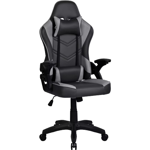 T-Lovendo - Silla gaming para videojuegos o tambien para oficina o escritorio. Profesional, materiales de alta calidad. Tejido antimanchas e impermeable. Reposabrazos ajustables en altura. Respaldo abatible.
