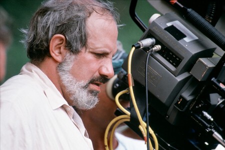 Brian De Palma en un rodaje