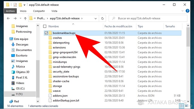 Dónde se guardan los marcadores de Chrome, Firefox y Edge