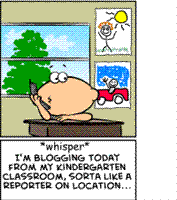 Un comic acerca de un niño blogger