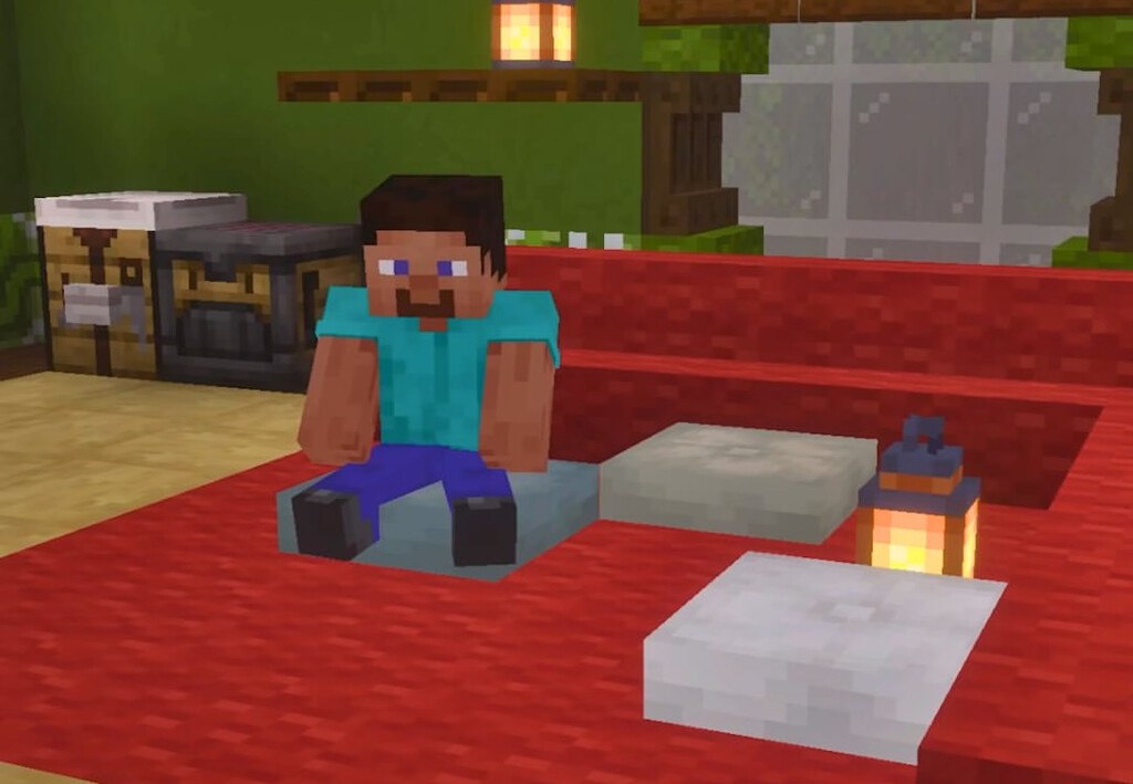 'Minecraft' ha decidido dejar a los jugadores que hagan algo banal: sentarse. Y de paso ha revolucionado el juego