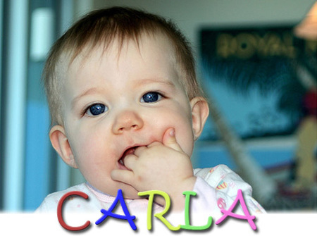Los nombres de bebé más utilizados en España: Carla