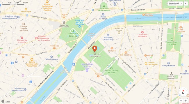 DuckDuckGo con Apple Maps