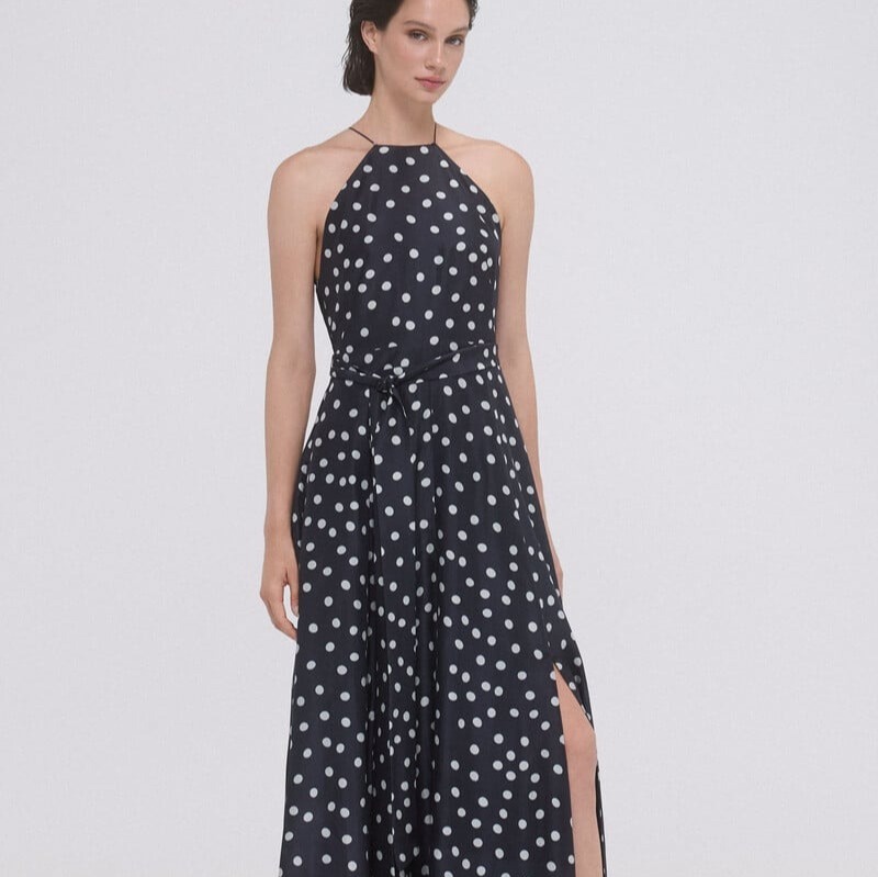 TFP by Tamara Falcó
Vestido halter lunares