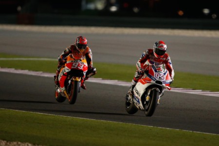 Marquez Divizioso Catar 2016