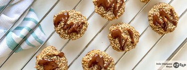 Las galletas más fáciles para un desayuno sin azúcar y bajo en hidratos se preparan con sólo dos ingredientes 