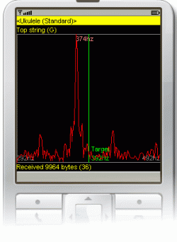 Afina tu instrumento con Audio Tuner