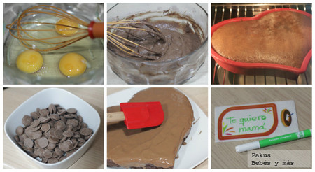 tarta de chocolate pasos